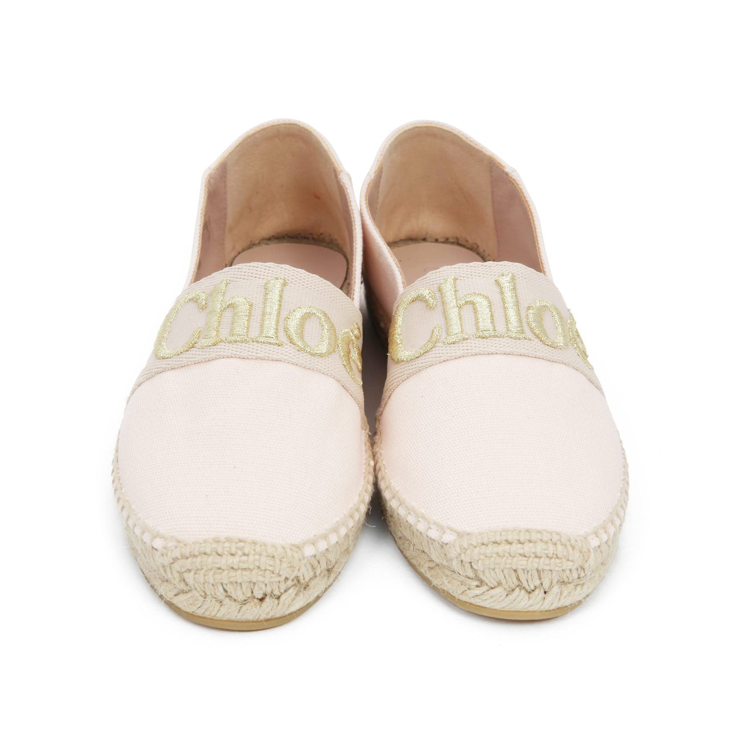 ESPADRILLAS ROSA PALLIDO CON LOGO BAMBINA TEEN - annameglio.com abbigliamento moda