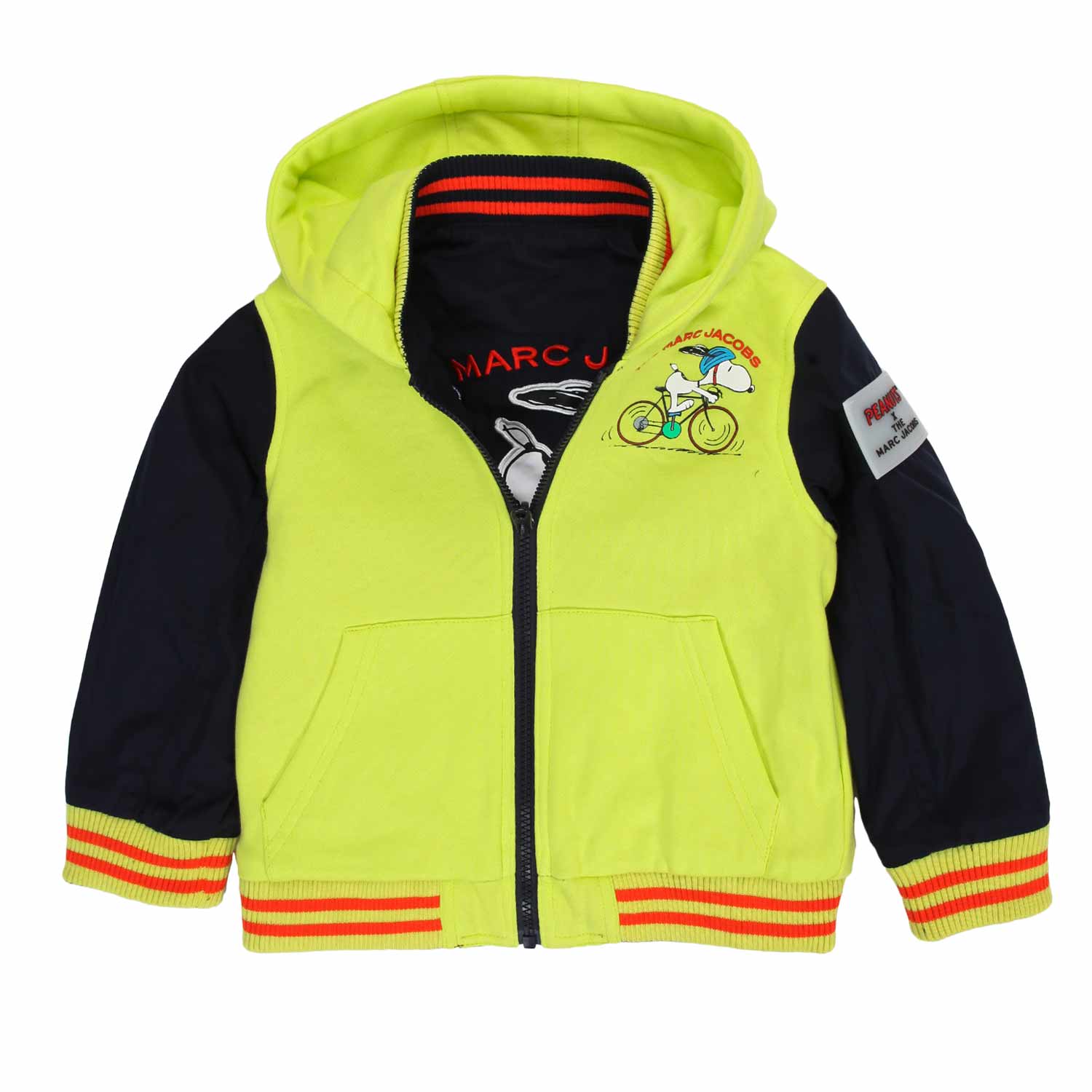 GIUBBINO PEANUTS REVERSIBILE BLU E GIALLO BAMBINO - annameglio.com abbigliamento moda