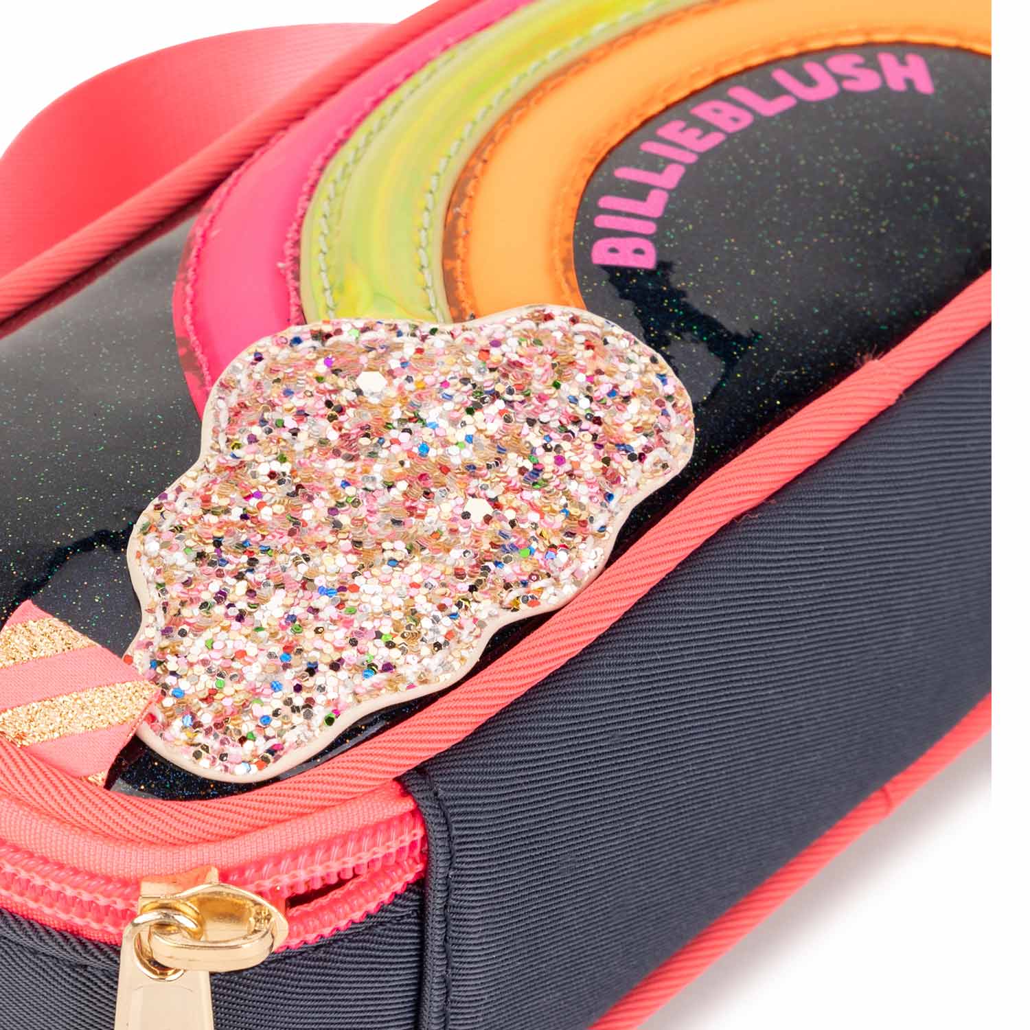 ASTUCCIO BLU CON ARCOBALENO BAMBINA - annameglio.com abbigliamento moda