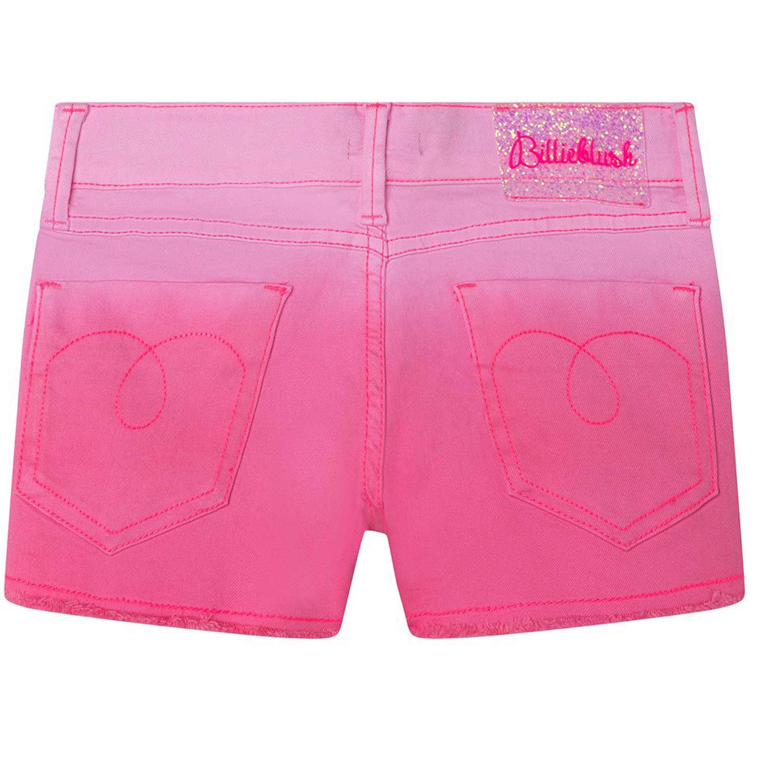 SHORTS DI JEANS ROSA FLUO BAMBINA - annameglio.com abbigliamento moda