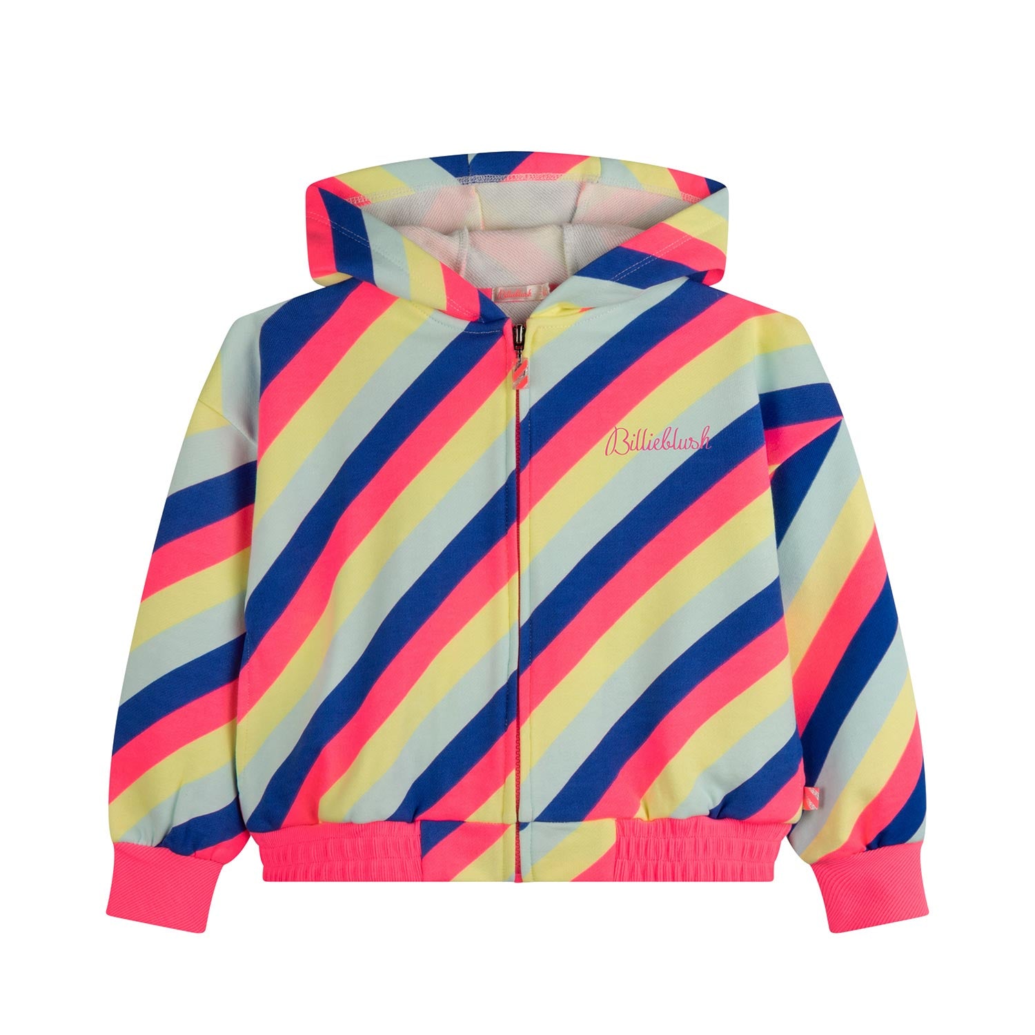 FELPA MULTICOLOR CON CAPPUCCIO BAMBINA - annameglio.com abbigliamento moda