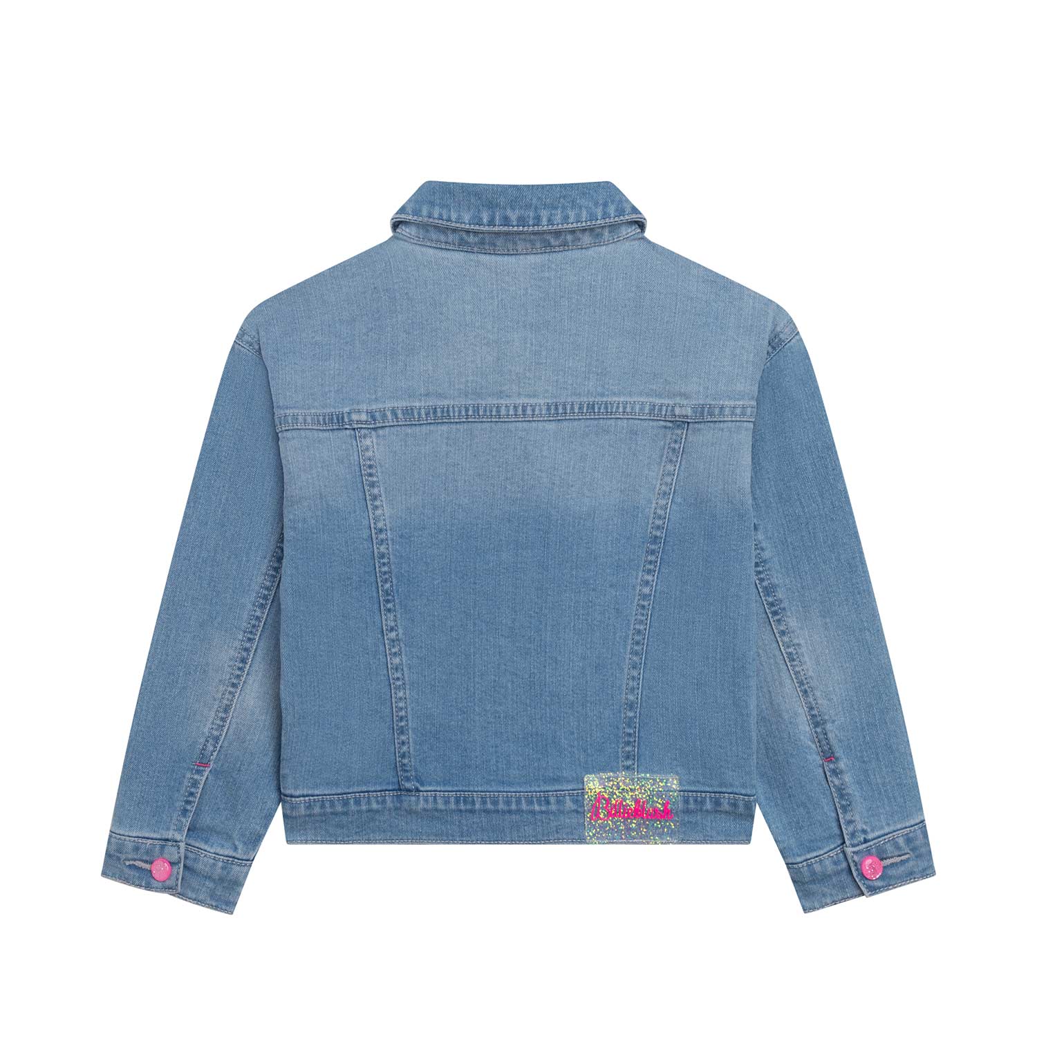 GIACCA DI JEANS CON PATCH COLORATE BAMBINA - annameglio.com abbigliamento moda