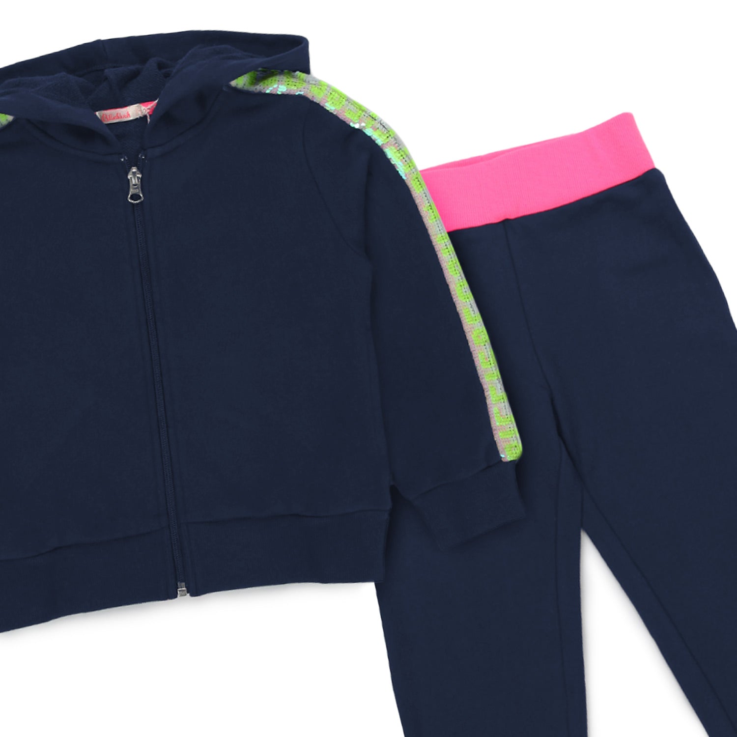 TUTA JOGGING BLU SCURO BAMBINA - annameglio.com abbigliamento moda