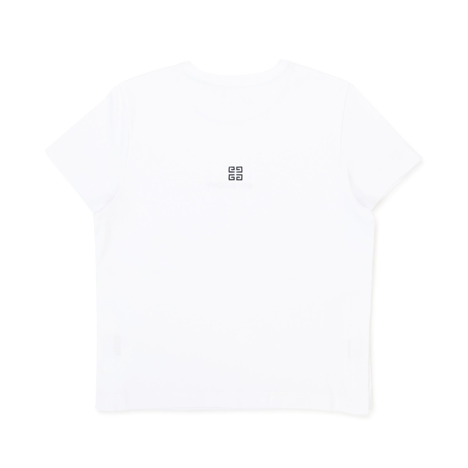 T-SHIRT BIANCA CON SPACCO AI LATI BAMBINA E TEEN - annameglio.com abbigliamento moda