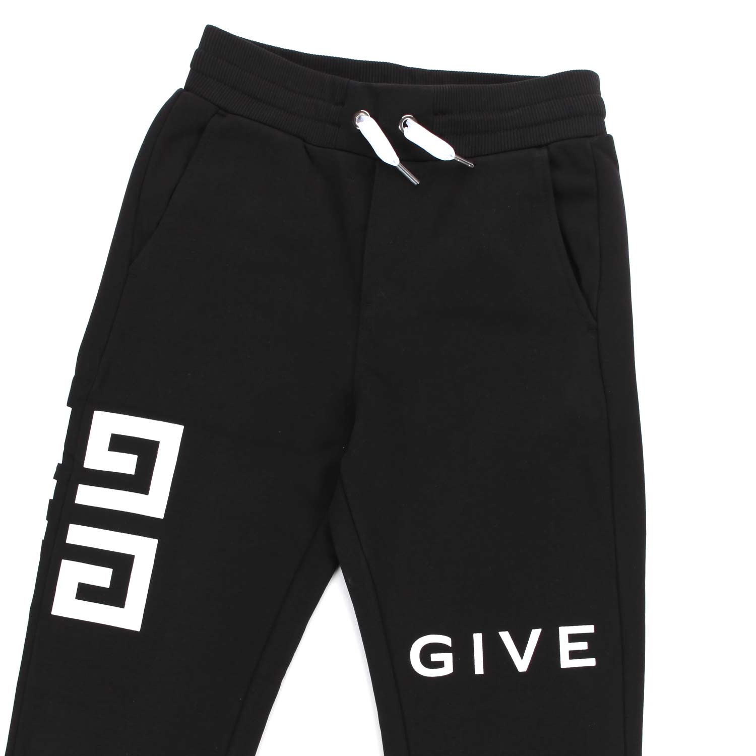 PANTALONE TUTA UNISEX NERO E BIANCO JR E TEEN - annameglio.com abbigliamento moda