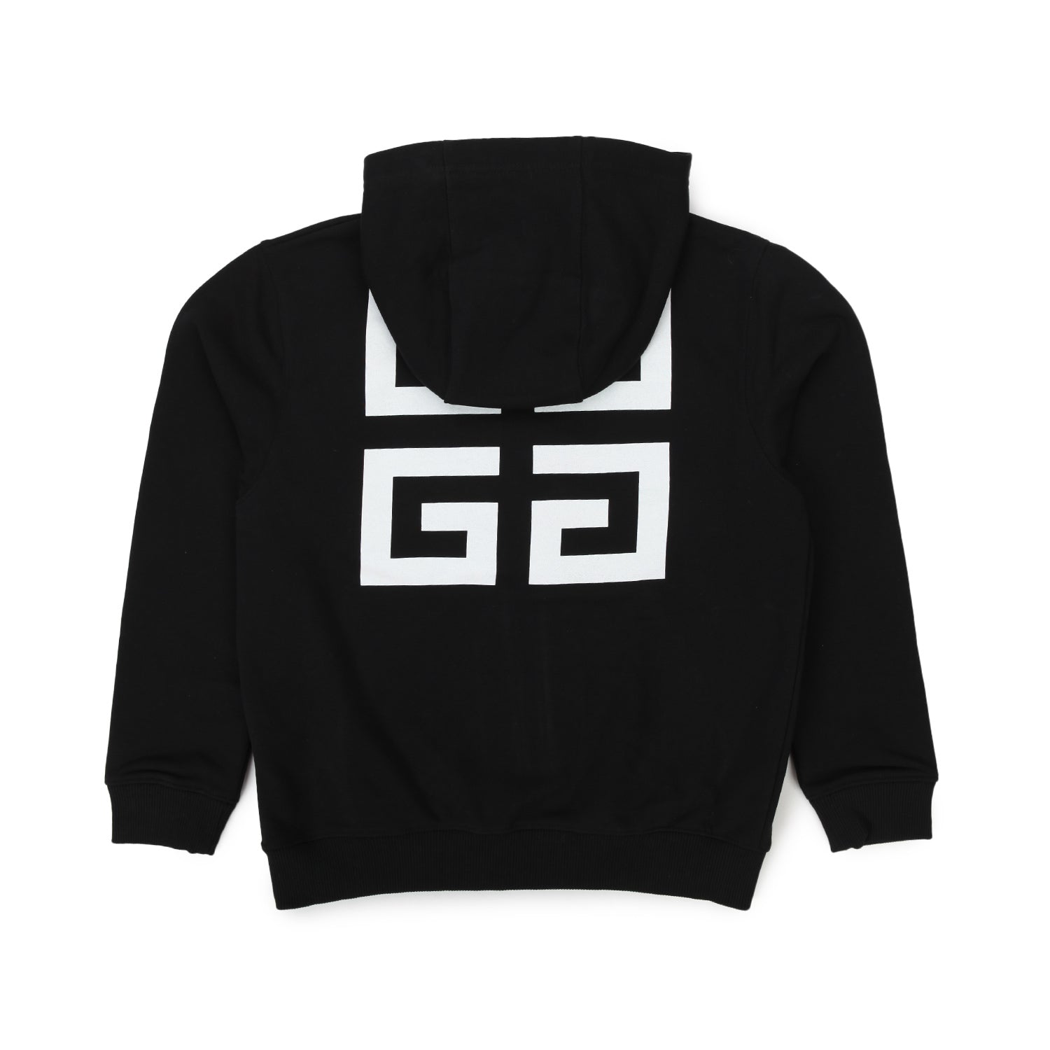 FELPA HOODIE UNISEX NERA CON ZIP JR E TEEN - annameglio.com abbigliamento moda
