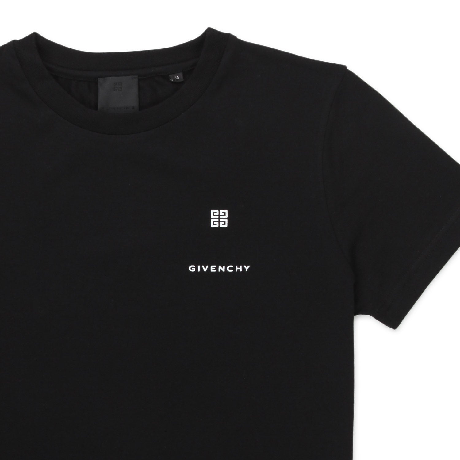 T-SHIRT UNISEX NERA CON MINI LOGO 4G - annameglio.com abbigliamento moda