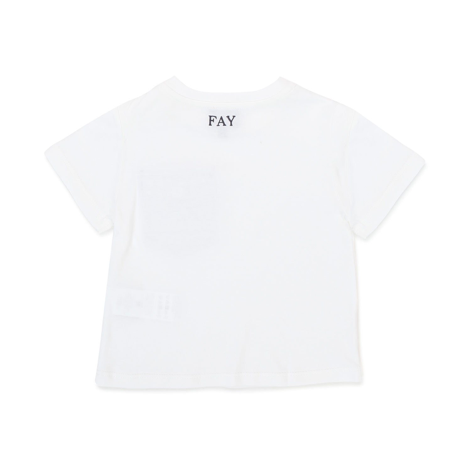 T-SHIRT BIANCA CON TASCHINO BAMBINO E BEBÈ - annameglio.com abbigliamento moda