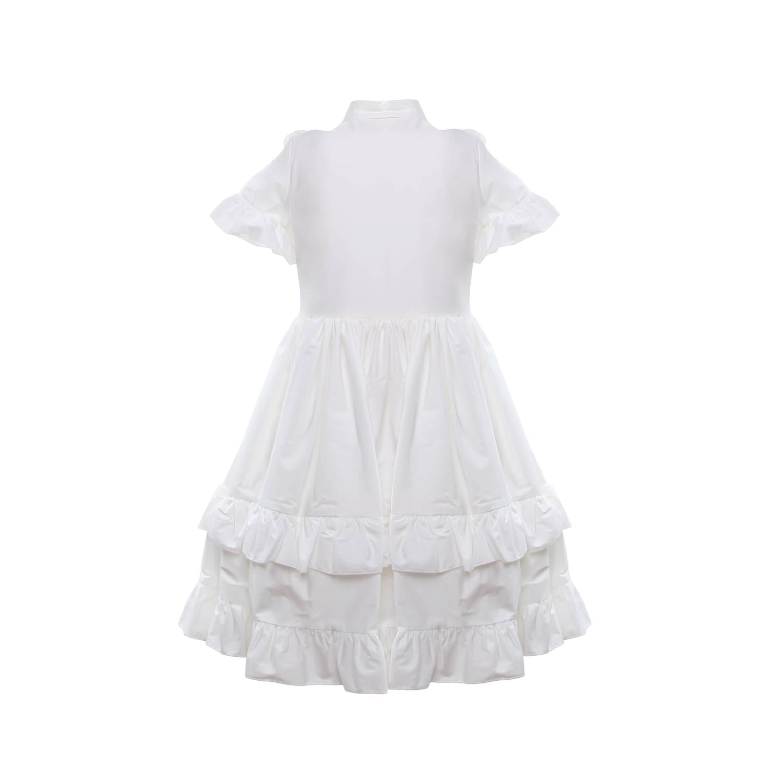 ABITO CHEMISIER MIDI BIANCO BAMBINA E TEEN - annameglio.com abbigliamento moda
