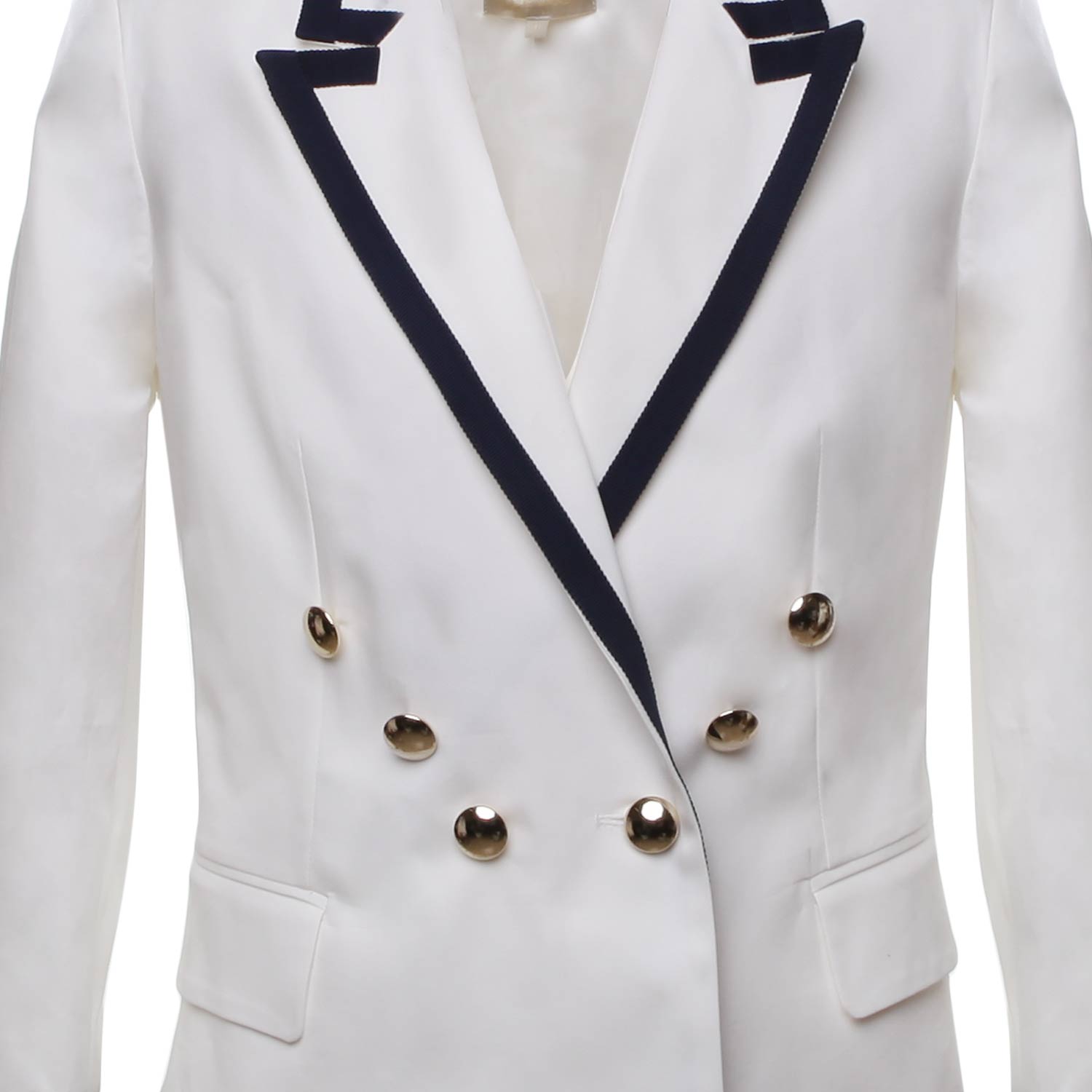 GIACCA BLAZER BIANCA E BLU BAMBINA TEEN - annameglio.com abbigliamento moda