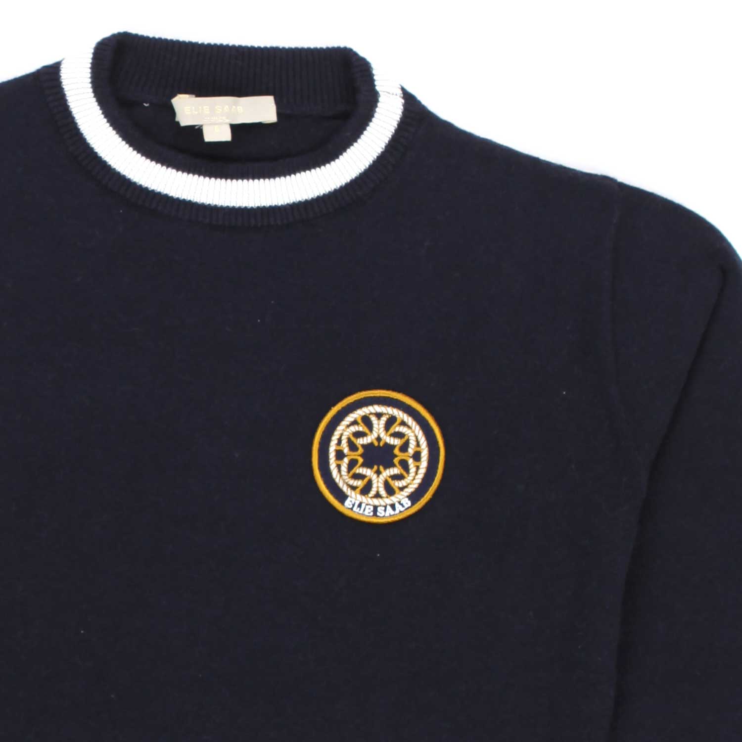 PULLOVER BLU MISTO CACHEMIRE BAMBINA - annameglio.com abbigliamento moda