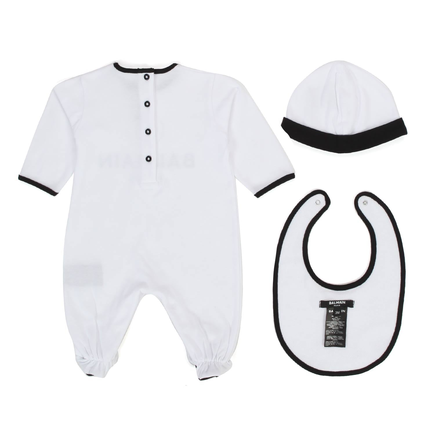 SET TUTINA BIANCA E NERA PER BEBÈ - annameglio.com abbigliamento moda