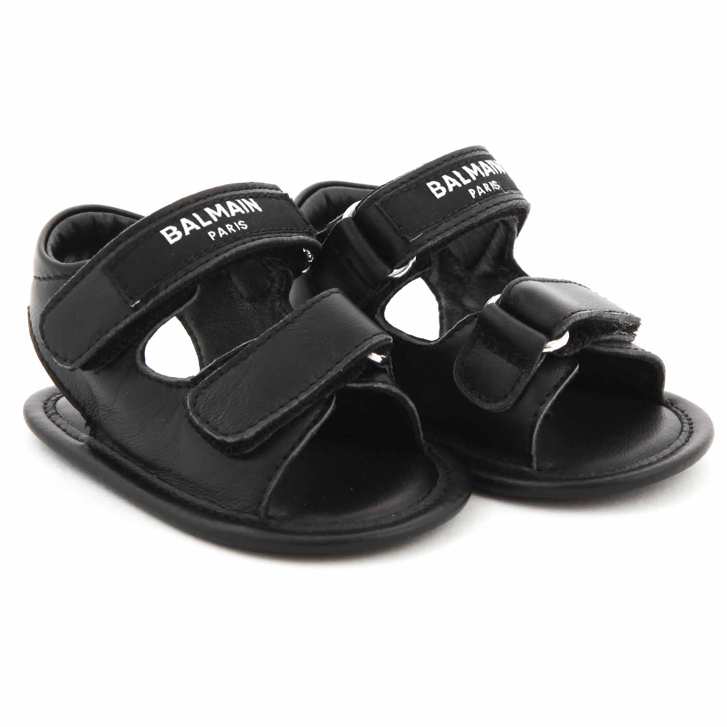 SANDALI NERI NEONATO UNISEX - annameglio.com abbigliamento moda