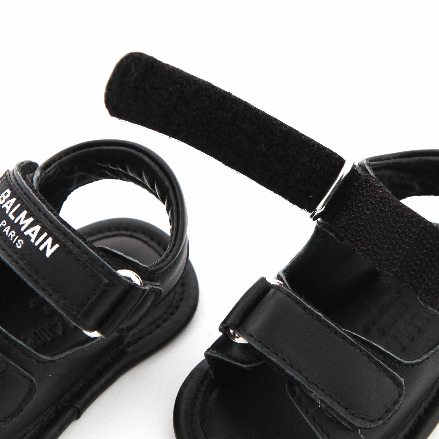 SANDALI NERI NEONATO UNISEX - annameglio.com abbigliamento moda