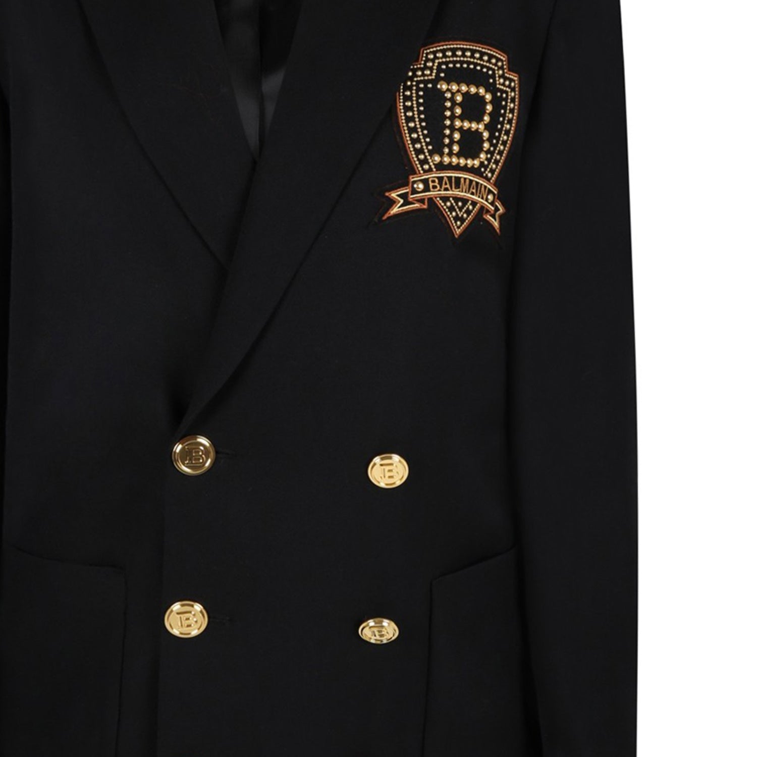 BLAZER BOYFRIEND NERO E ORO BAMBINA E TEEN - annameglio.com abbigliamento moda
