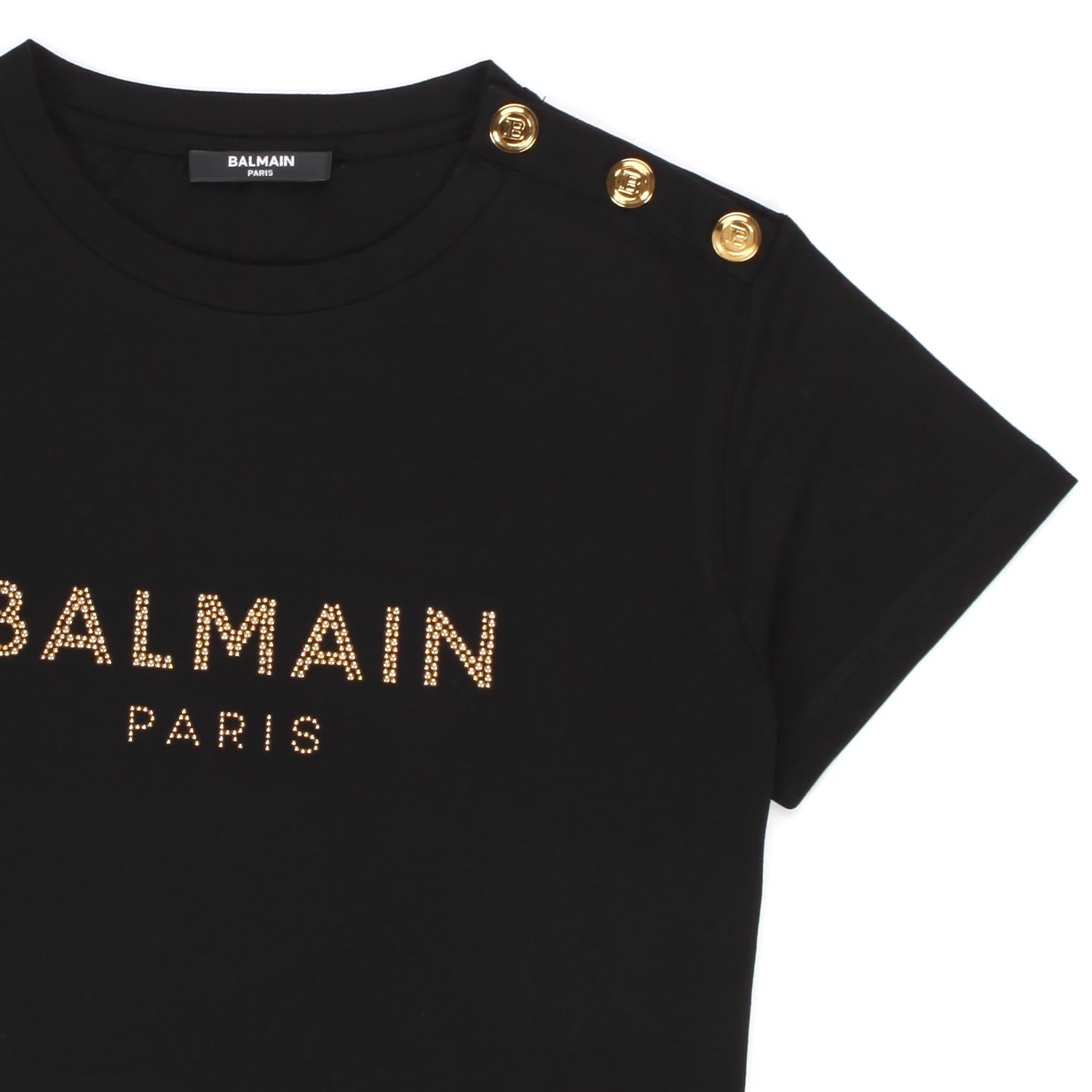 T-SHIRT NERA E ORO BAMBINA TEEN - annameglio.com abbigliamento moda