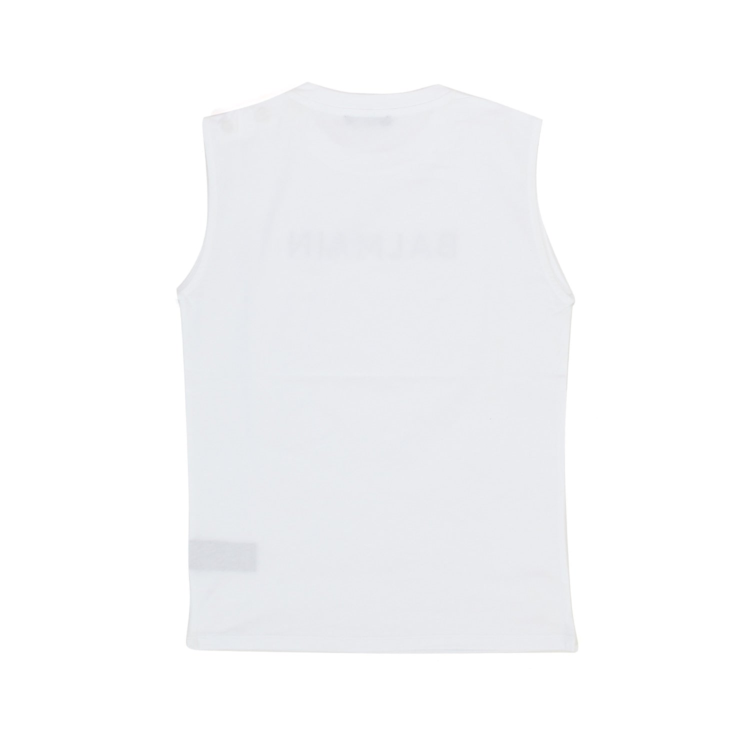 CANOTTA BIANCA CON LOGO E BOTTONI ORO BAMBINA TEEN - annameglio.com abbigliamento moda