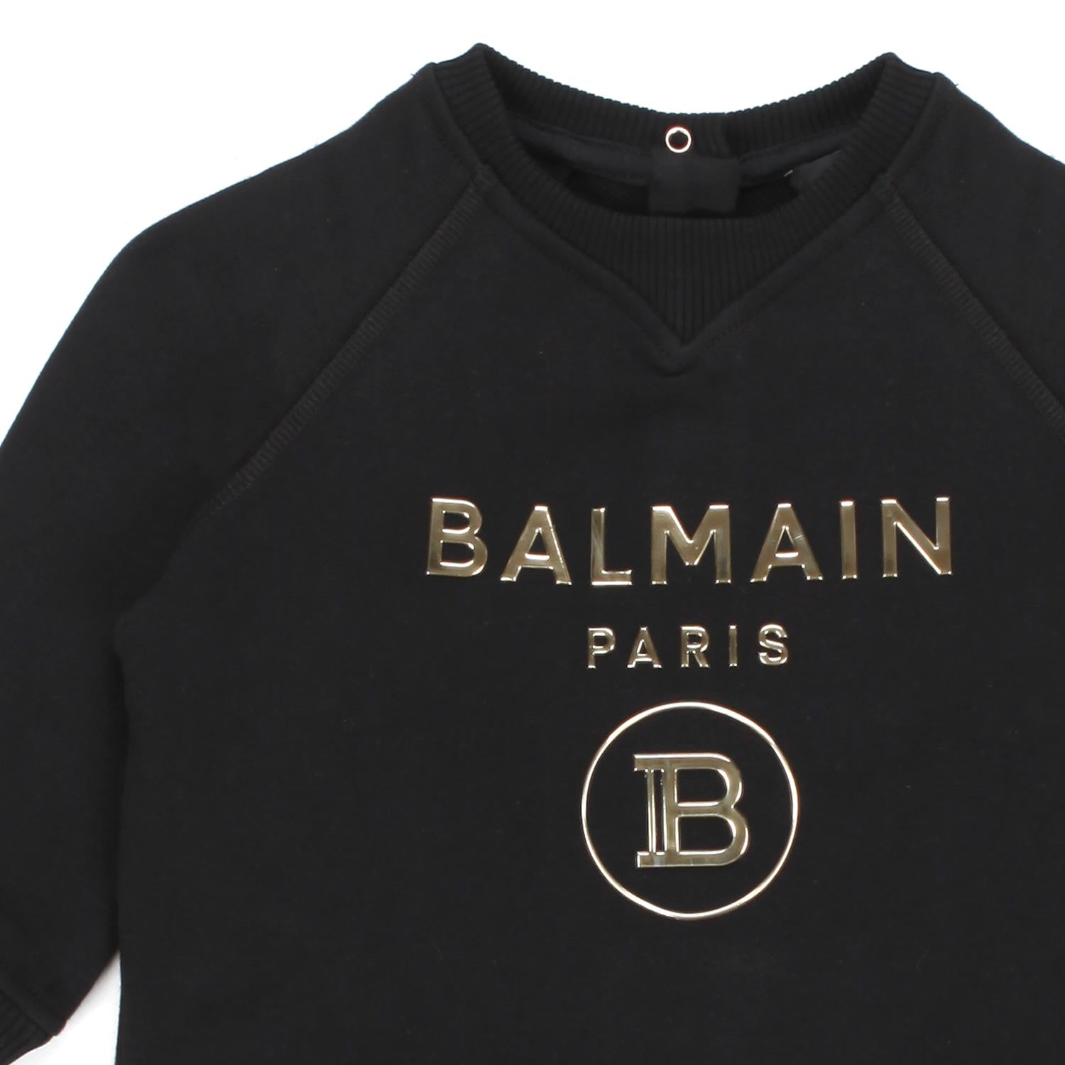 FELPA NERA E ORO BAMBINA BABY - annameglio.com abbigliamento moda