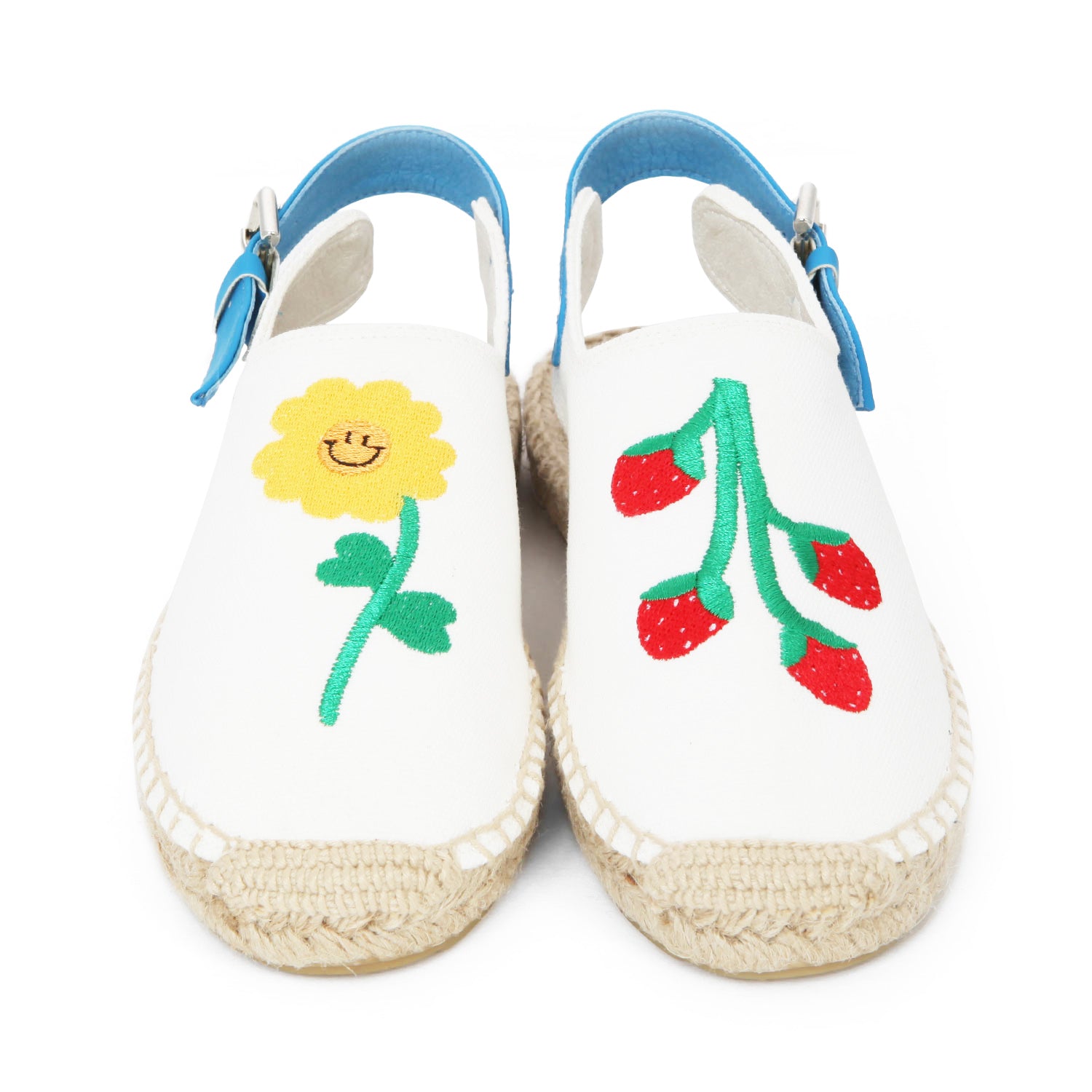 ESPADRILLAS BIANCHE E AZZURRE BAMBINA - annameglio.com abbigliamento moda