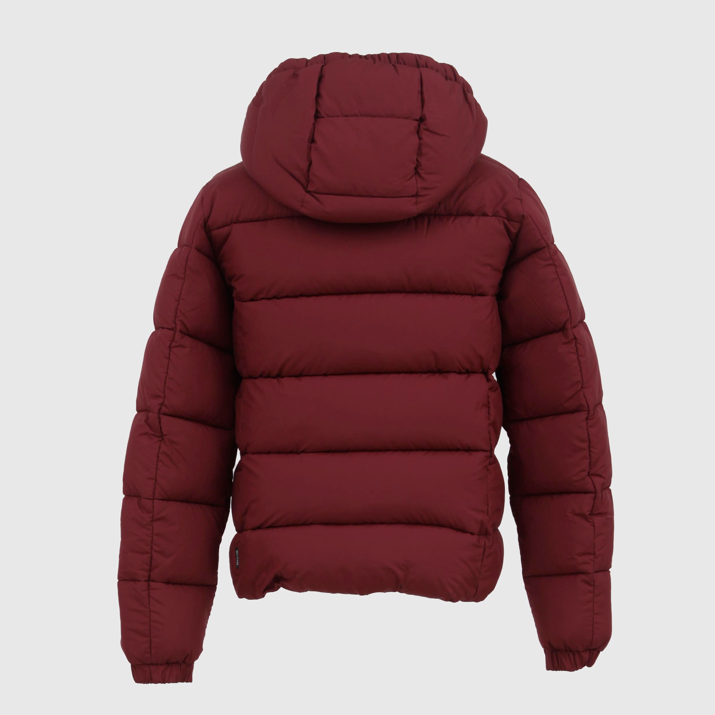 Piumino Bordeaux Con Tasche Sul Davanti Firmato SAVE THE DUCK