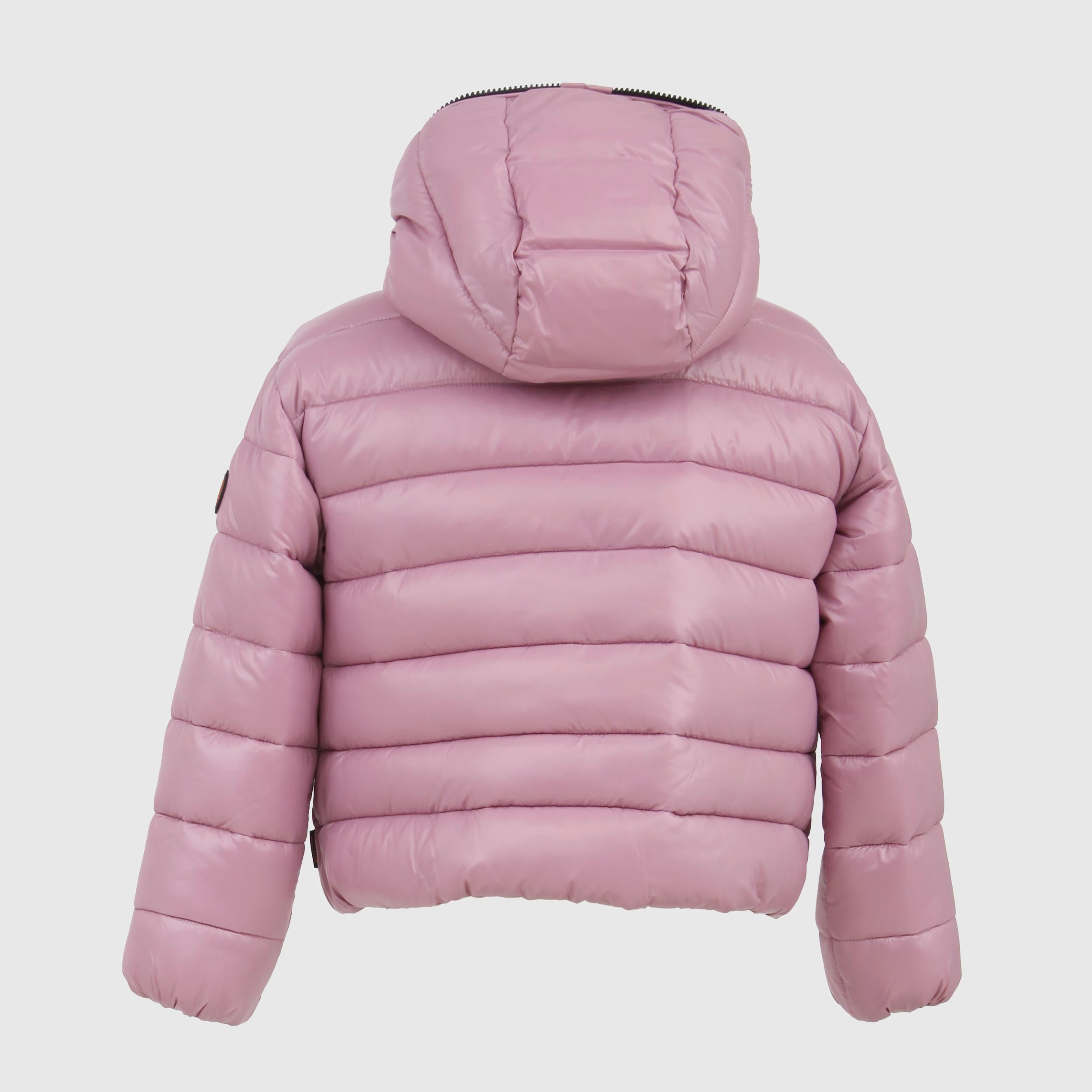 Giacca Rosa Con Zip E Logo Firmata SAVE THE DUCK