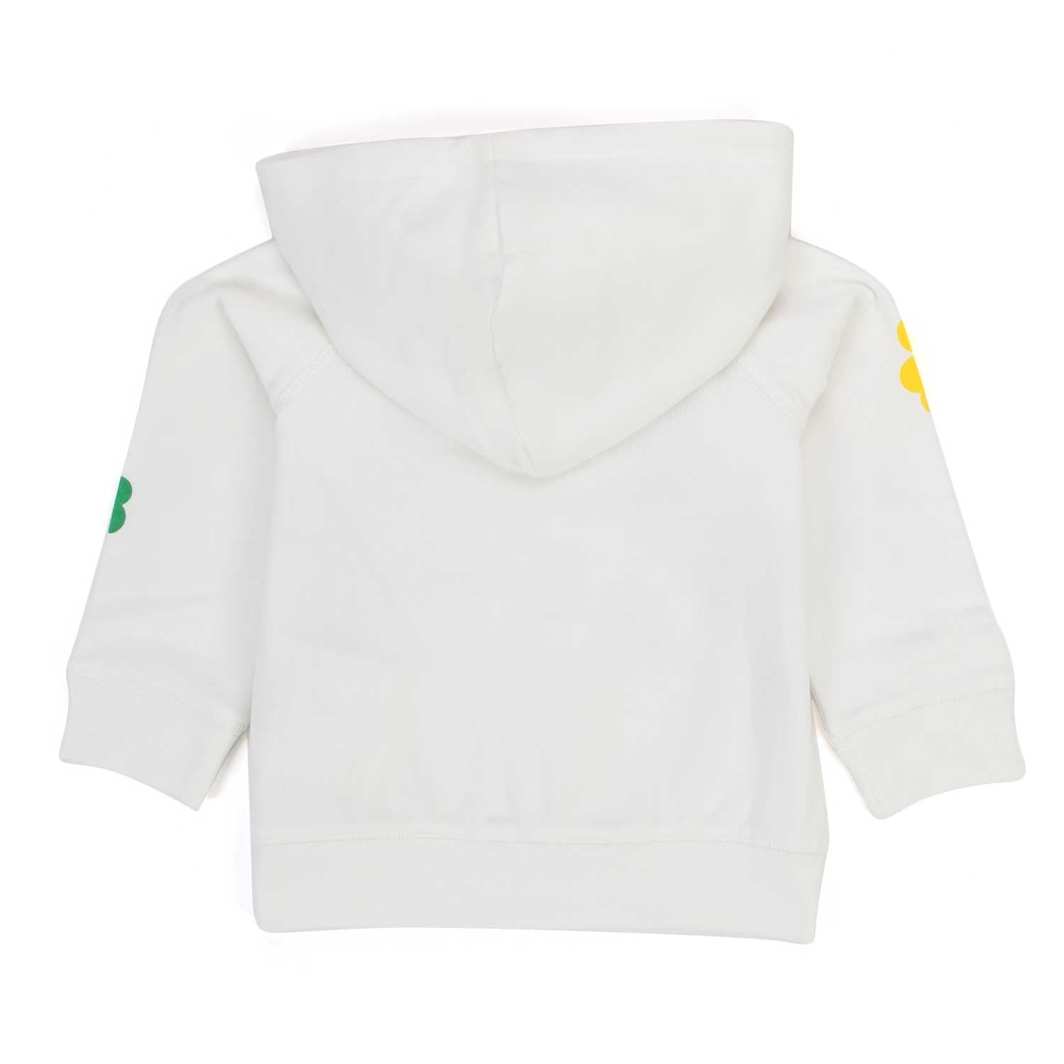 FELPA BIANCA CON FIORI MULTICOLOR BAMBINA BABY - annameglio.com abbigliamento moda