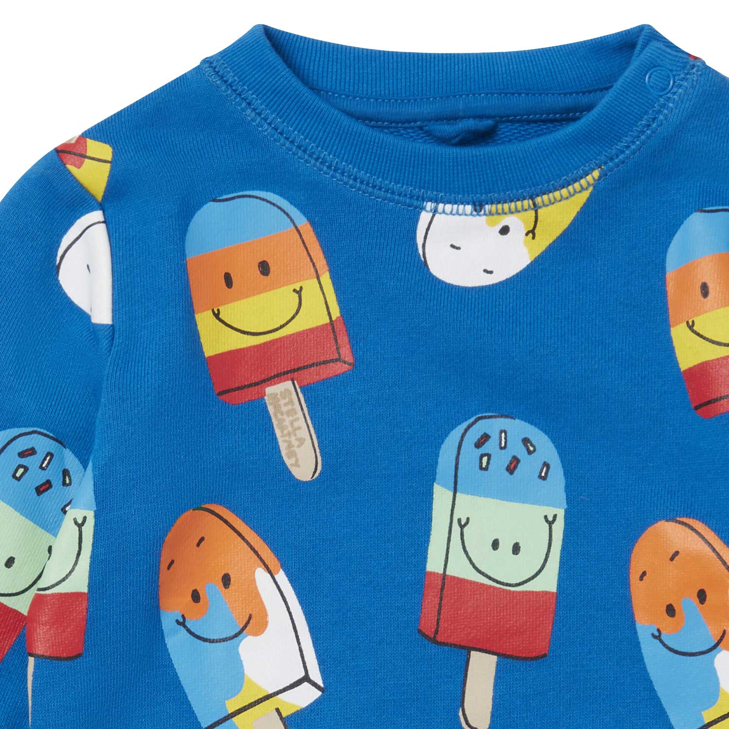 FELPA BLU E MULTICOLOR BAMBINO BABY - annameglio.com abbigliamento moda