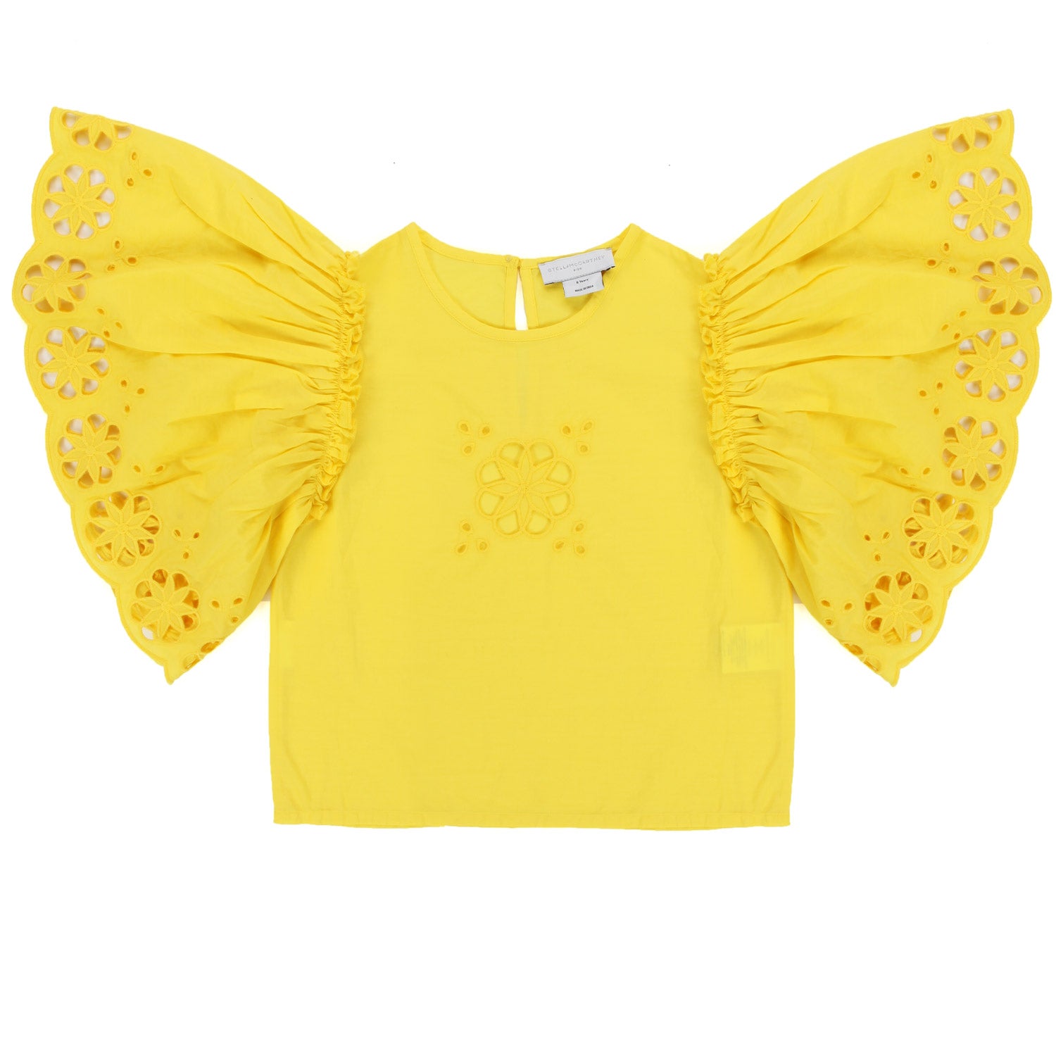 TOP SANGALLO GIALLO BAMBINA E TEEN - annameglio.com abbigliamento moda