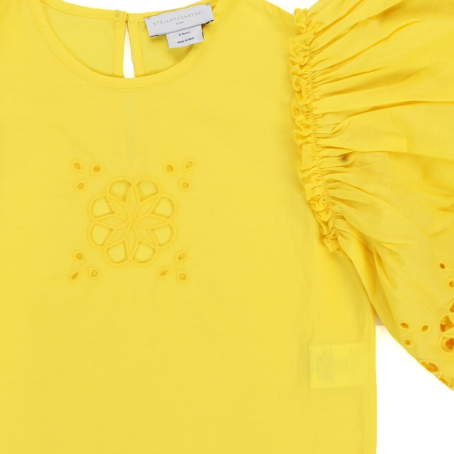 TOP SANGALLO GIALLO BAMBINA E TEEN - annameglio.com abbigliamento moda