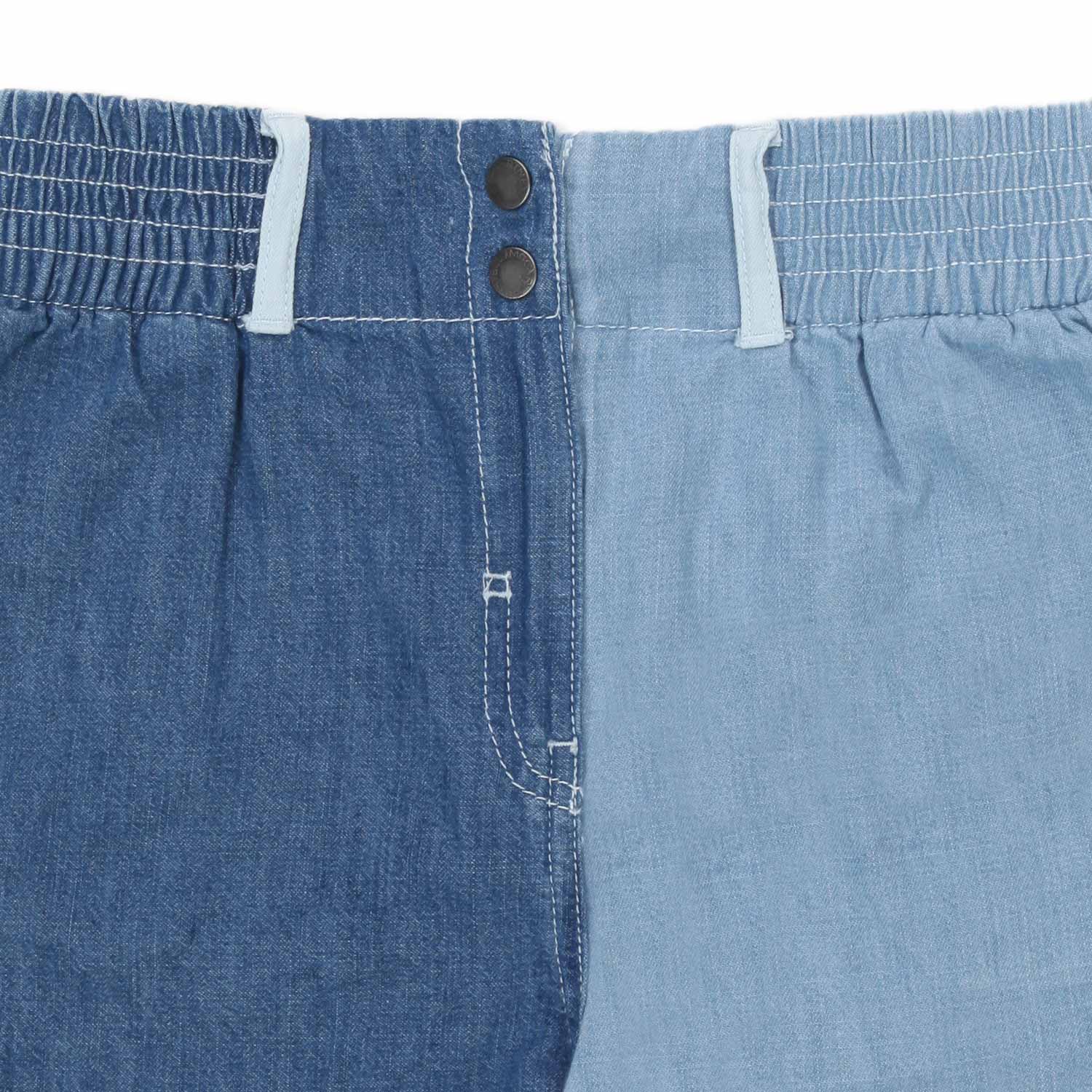 SHORTS IN DENIM BICOLORE BAMBINA E TEEN - annameglio.com abbigliamento moda