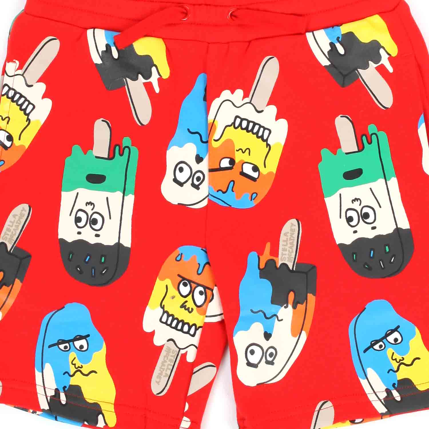 SHORTS IN FELPA ROSSI E MULTICOLOR BAMBINO - annameglio.com abbigliamento moda