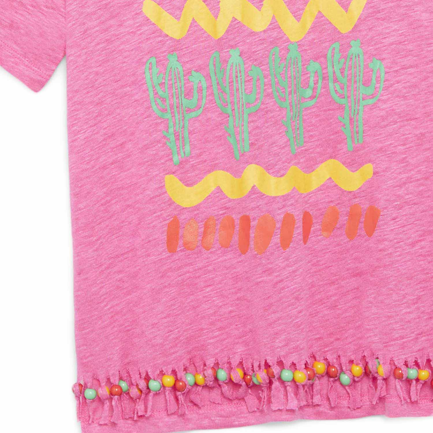 T-SHIRT LINO ROSA E MULTICOLOR BAMBINA E TEEN - annameglio.com abbigliamento moda
