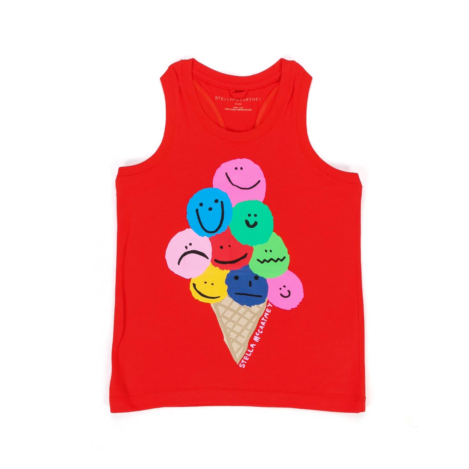 CANOTTA ICE CREAM ROSSA BAMBINA E TEEN - annameglio.com abbigliamento moda