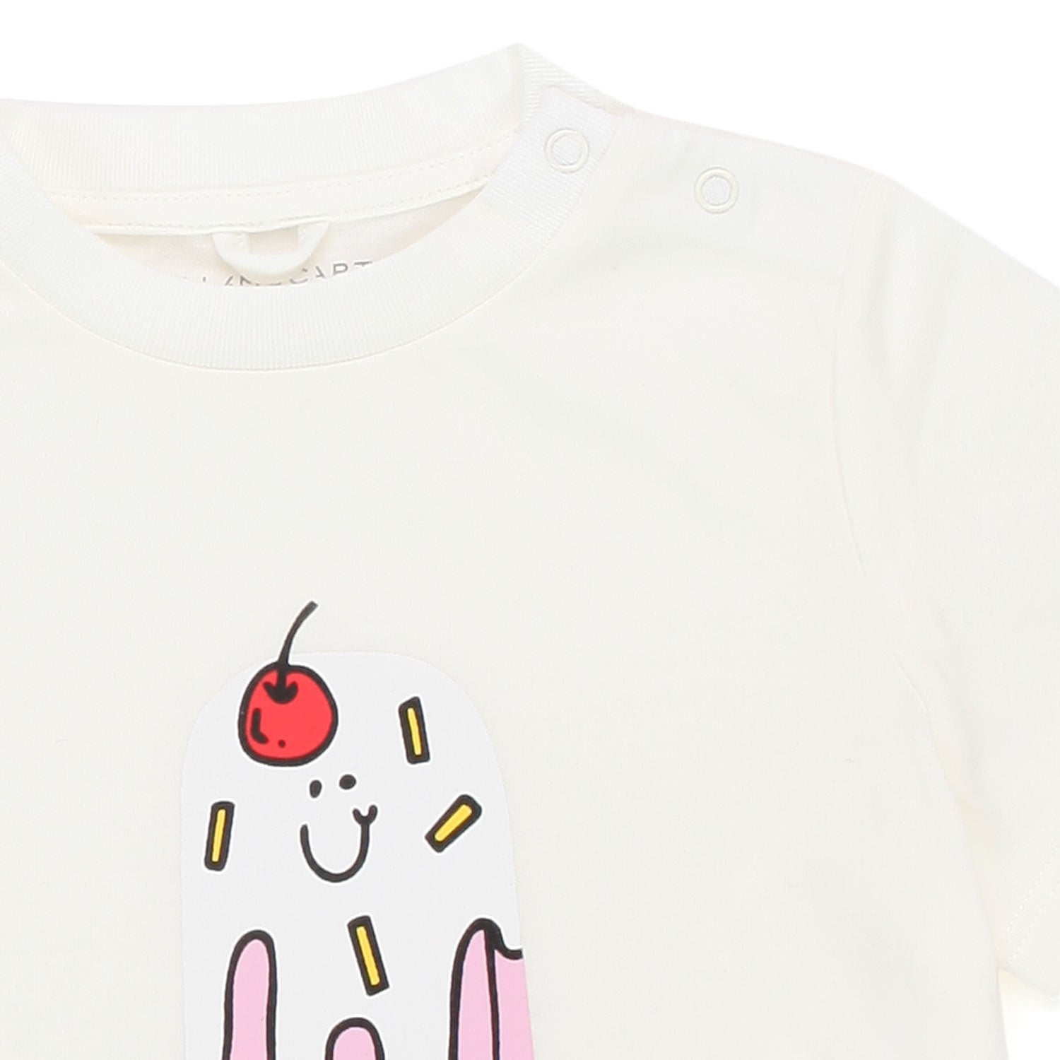 T-SHIRT BIANCO CALDO CON GHIACCIOLO BAMBINA E BEBÈ - annameglio.com abbigliamento moda