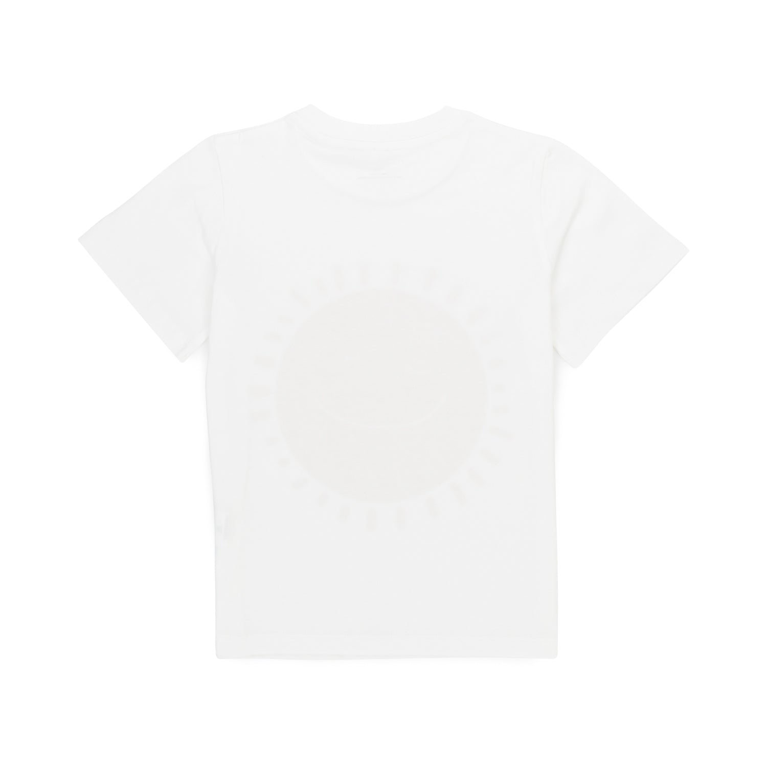 T-SHIRT UNISEX BIANCA CON STAMPA SOLE BAMBINO - annameglio.com abbigliamento moda