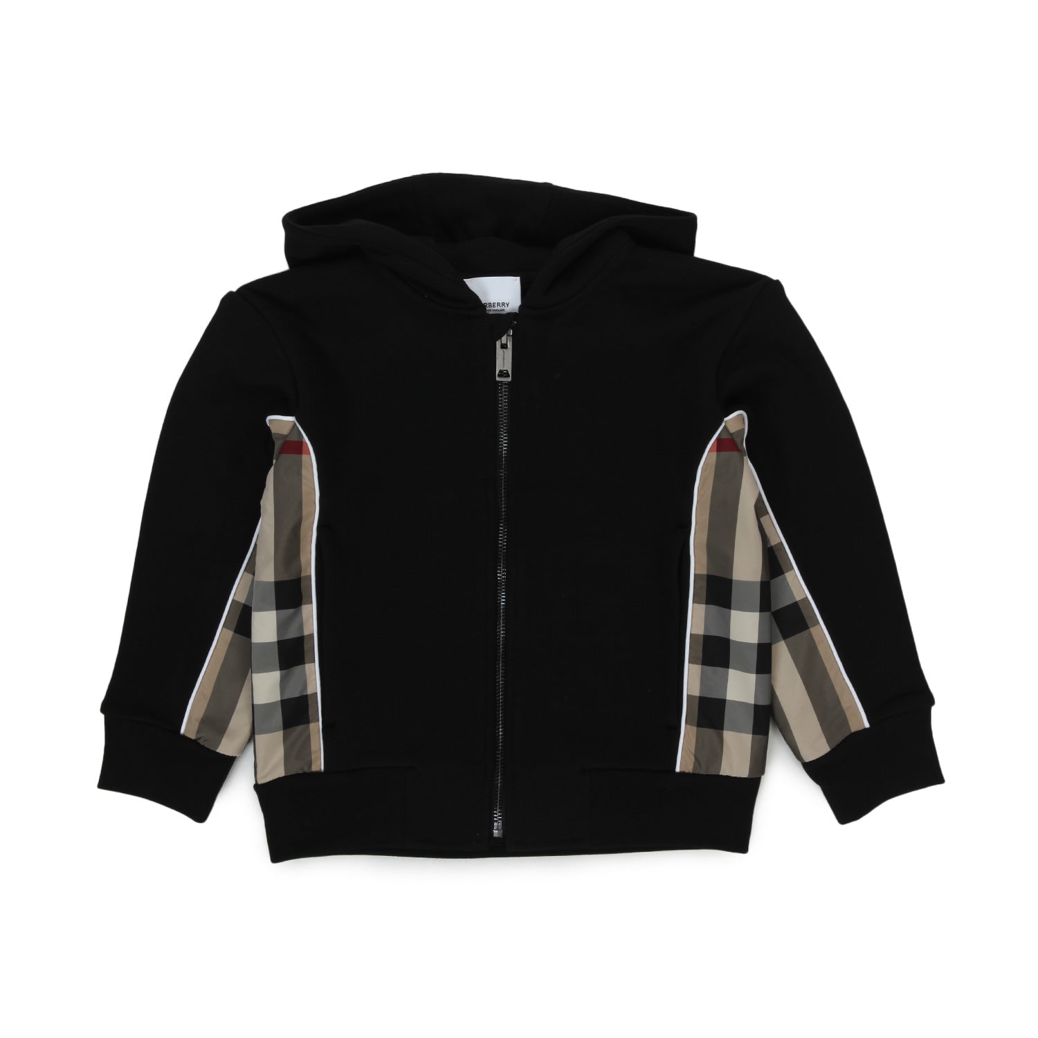 FELPA CHECK CON ZIP BIMBO - annameglio.com abbigliamento moda