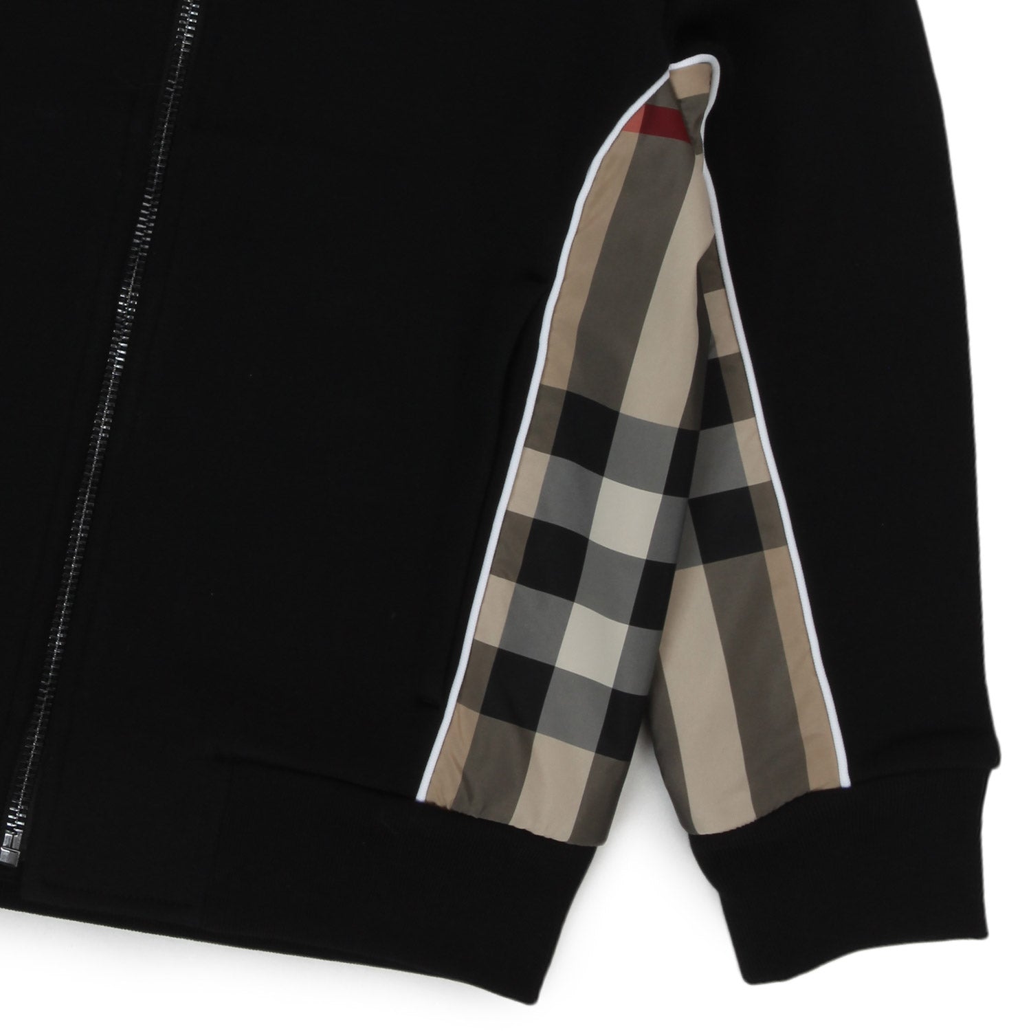 FELPA CHECK CON ZIP BIMBO - annameglio.com abbigliamento moda