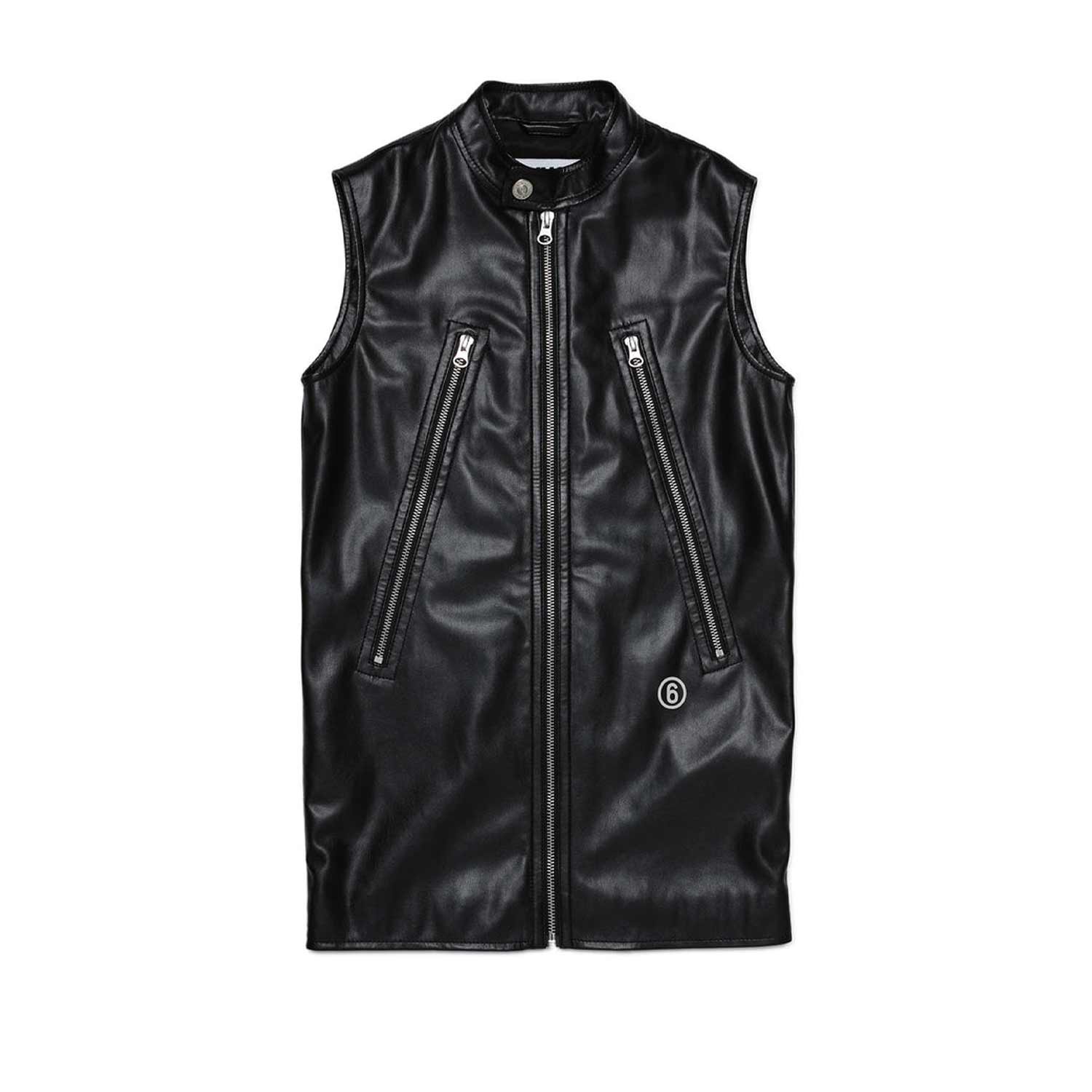 GILET UNISEX NERO IN ECOPELLE JR E TEEN - annameglio.com abbigliamento moda