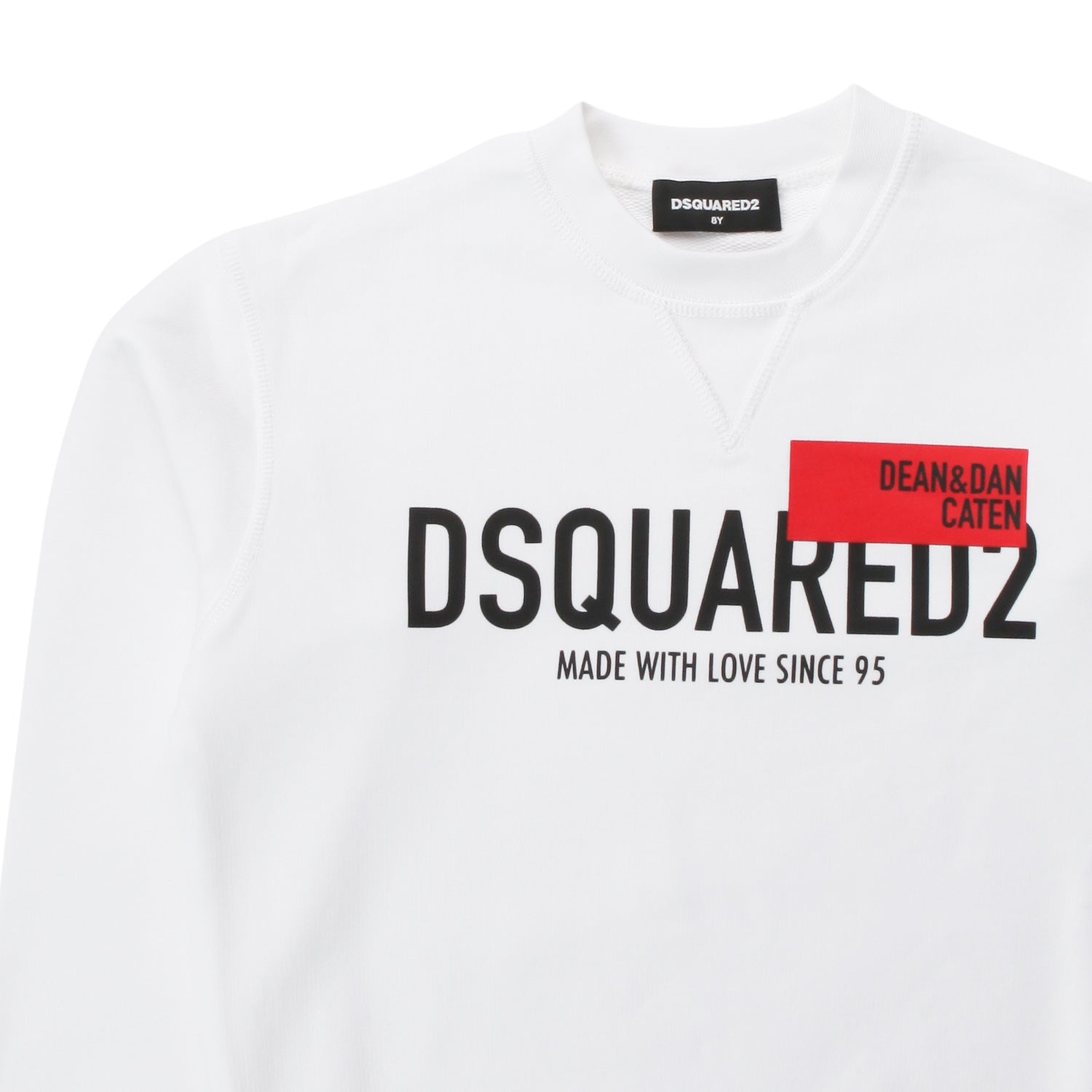 FELPA BIANCA  LOGO BAMBINO TEEN - annameglio.com abbigliamento moda