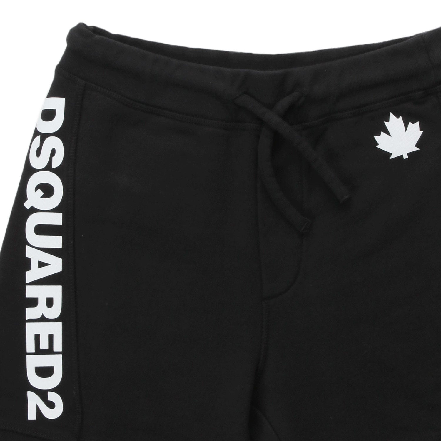 PANTALONCINO IN FELPA NERO BAMBINA E TEEN - annameglio.com abbigliamento moda