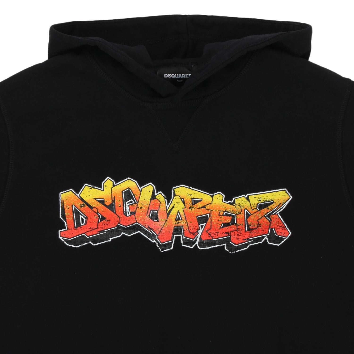 FELPA HOODIE NERA CON GRAFFITI BAMBINO E TEEN - annameglio.com abbigliamento moda