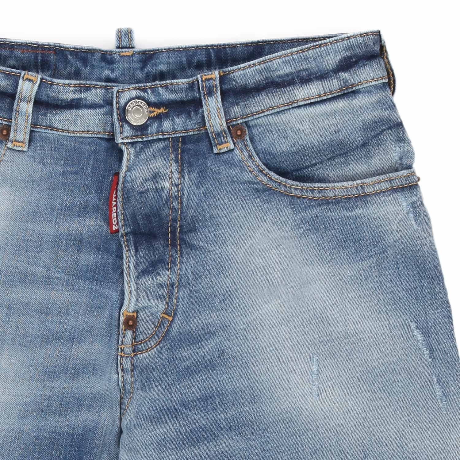 PANTALONCINO DI JEANS CHIARO BAMBINO E TEEN - annameglio.com abbigliamento moda
