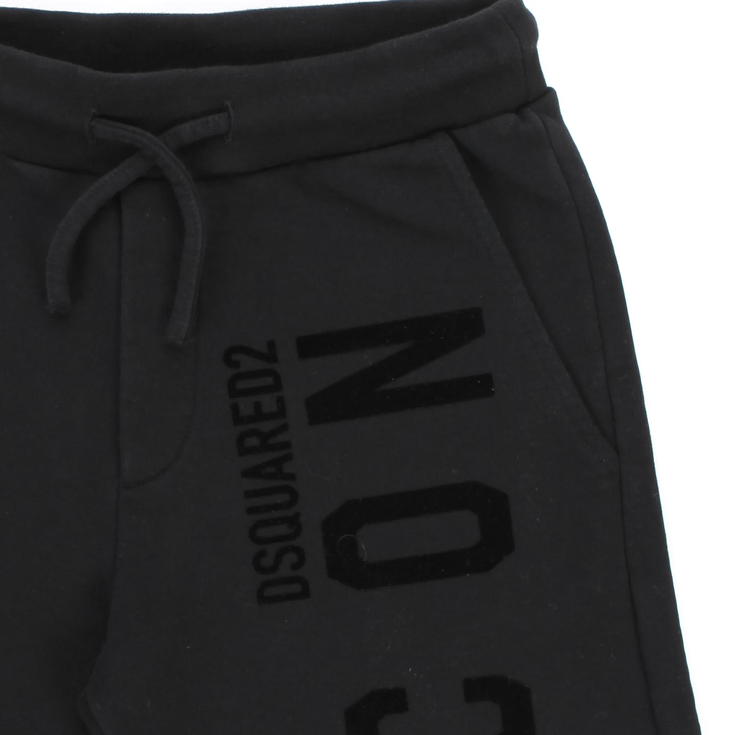 SHORTS ICON IN FELPA NERI BAMBINA E TEEN - annameglio.com abbigliamento moda