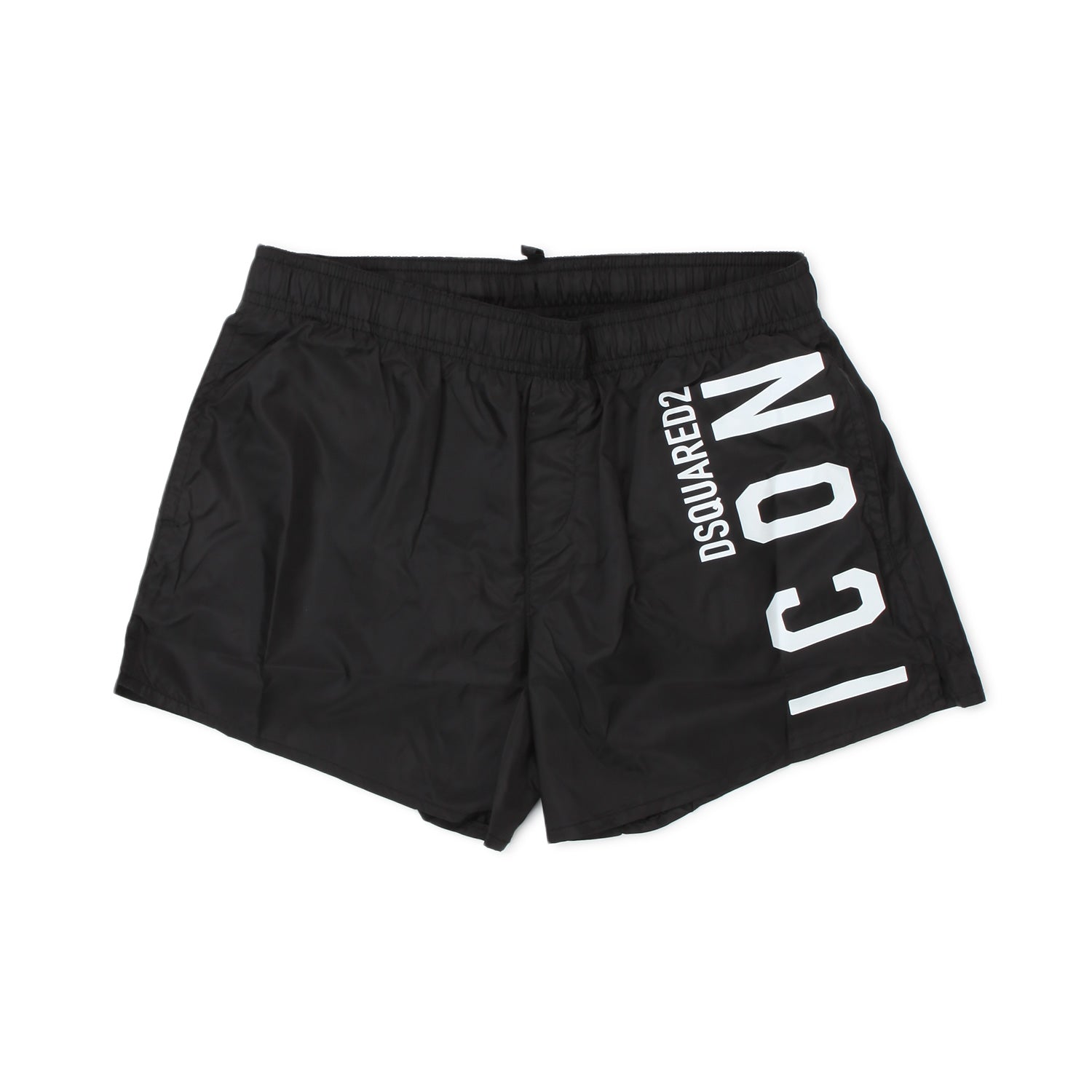 COSTUME BOXER NERO CON LOGO BIANCO BAMBINO E TEEN - annameglio.com abbigliamento moda