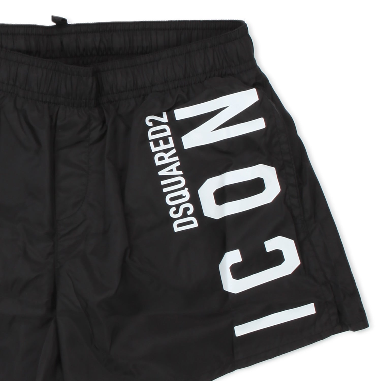 COSTUME BOXER NERO CON LOGO BIANCO BAMBINO E TEEN - annameglio.com abbigliamento moda