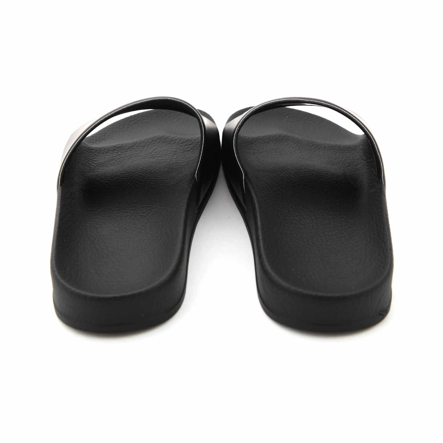 SLIDES UNISEX NERE CON LOGO BIANCO - annameglio.com abbigliamento moda