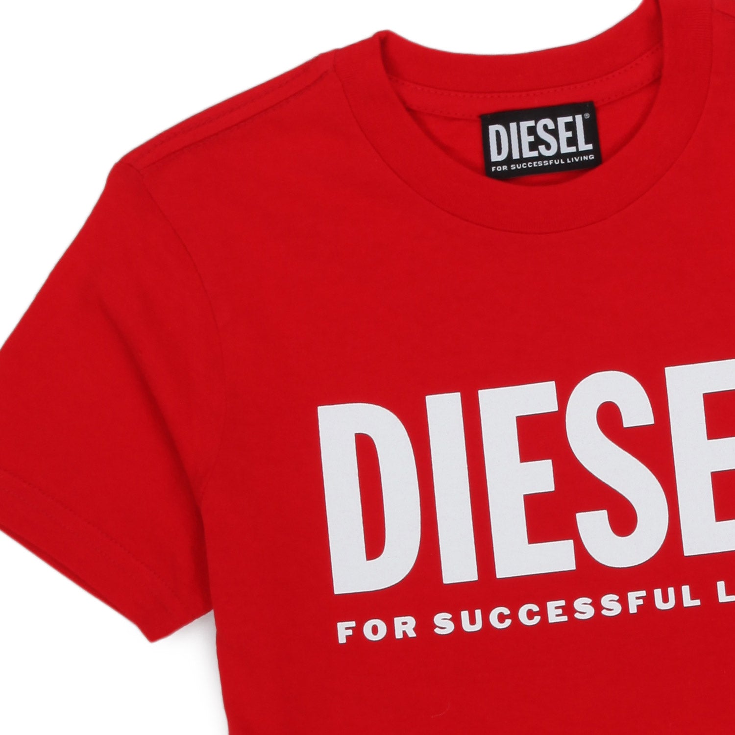 T-SHIRT UNISEX ROSSA CON LOGO BIANCO - annameglio.com abbigliamento moda