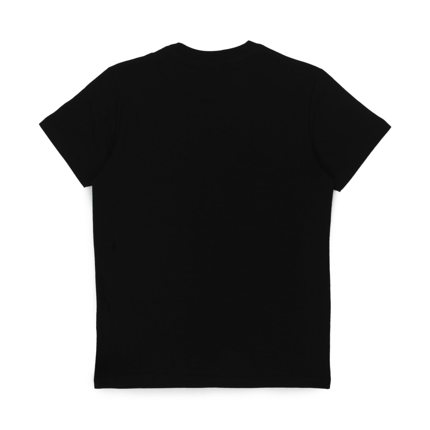 T-SHIRT UNISEX NERA CON LOGO GIALLO - annameglio.com abbigliamento moda