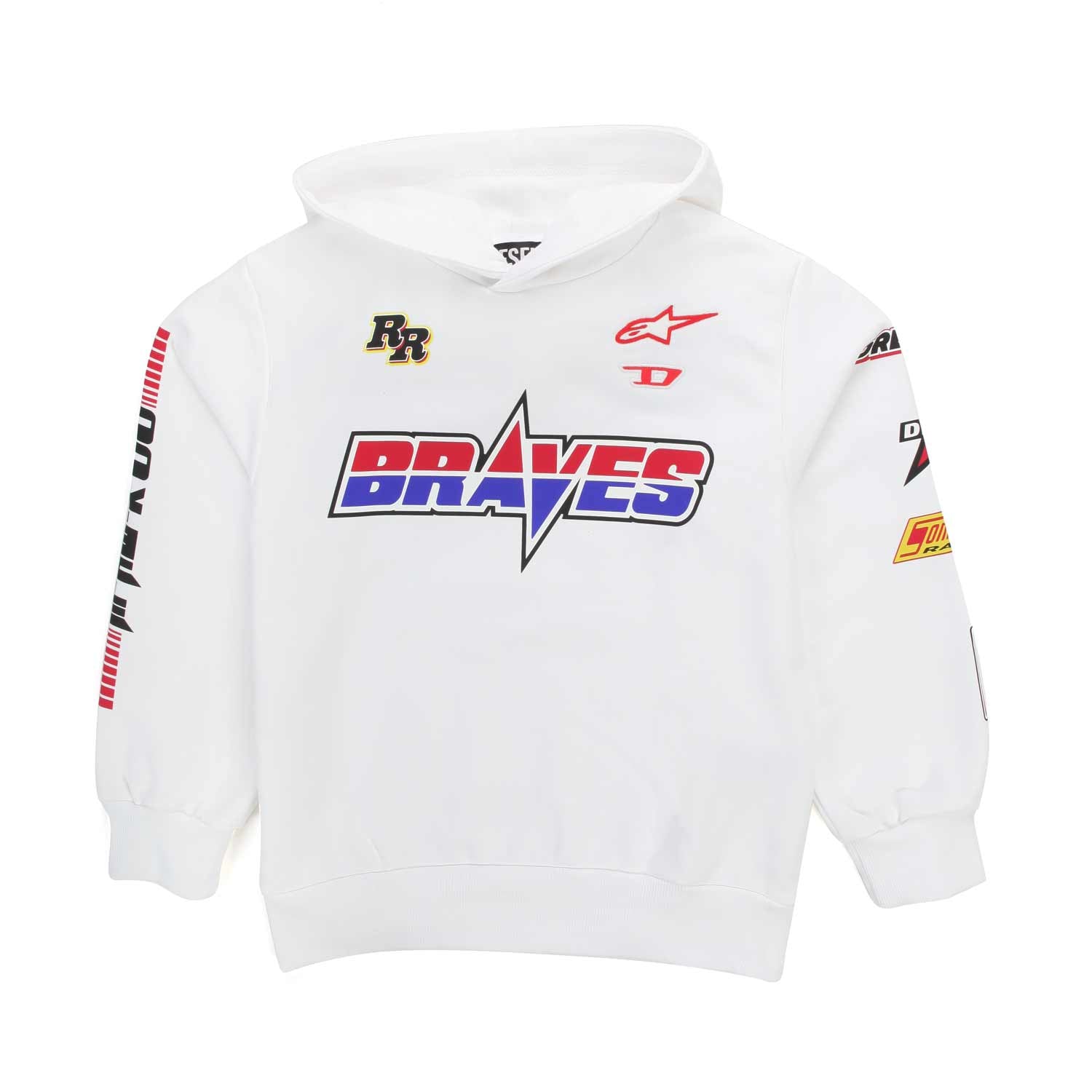 FELPA BIANCA CAPPUCCIO BAMBINO TEEN - annameglio.com abbigliamento moda