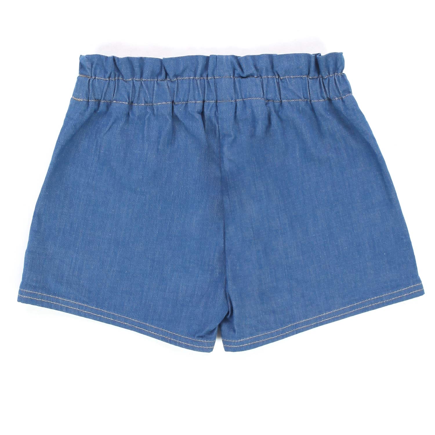 SHORTS CHAMBRAY BLU BABY UNISEX - annameglio.com abbigliamento moda
